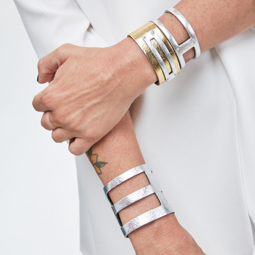 bracelet de cuir Ku design by Maison Domecq bracelet de cuir Ku design by Maison Domecq