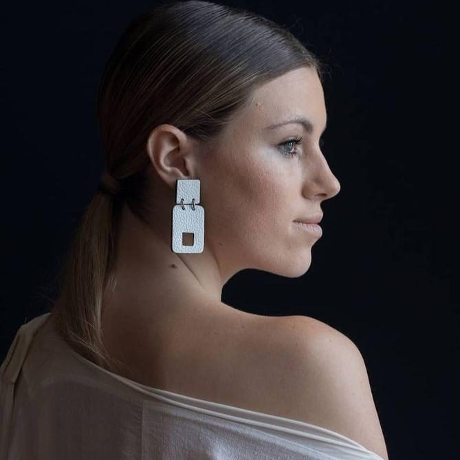 Cubik earrings by Maison Domecq